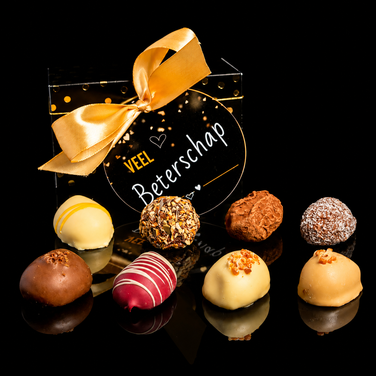 Beterschap cadeau per post: slagroomtruffels | TruffelSisters