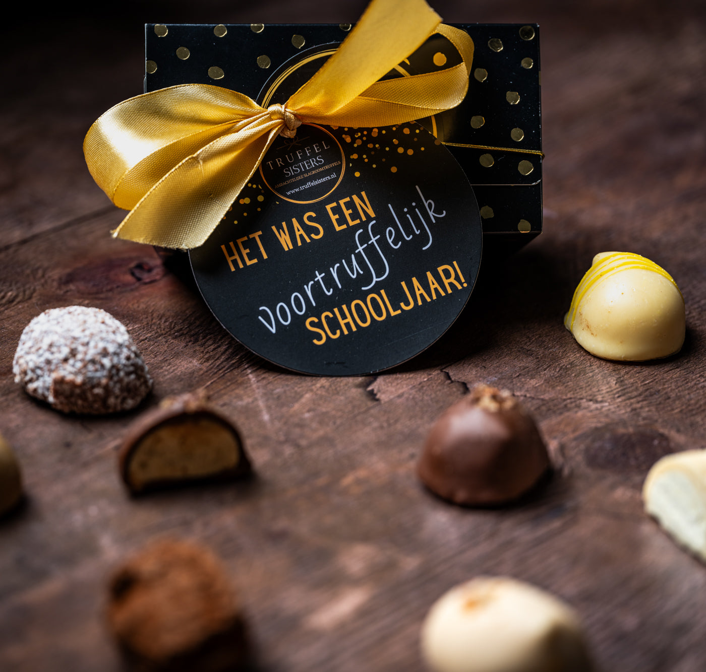 TruffelSisters - Voortruffelijk Schooljaar slagroomtruffels groot