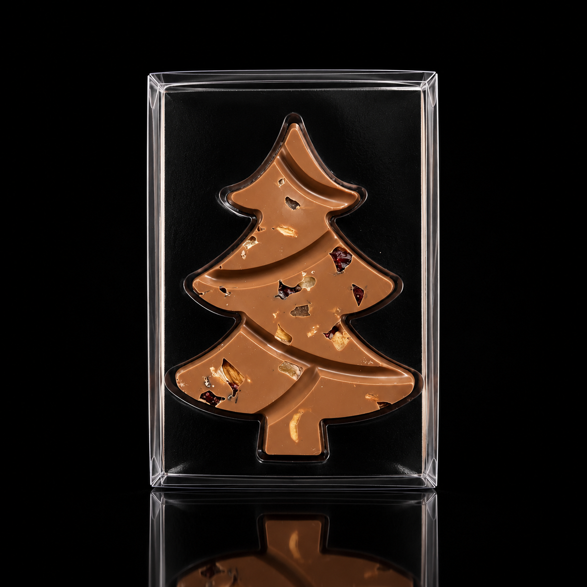 Chocolade Kerstboom Melk Appeltaart Notenmix
