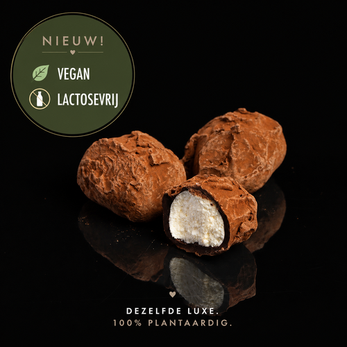 Vegan en Lactosevrije slagroomtruffel